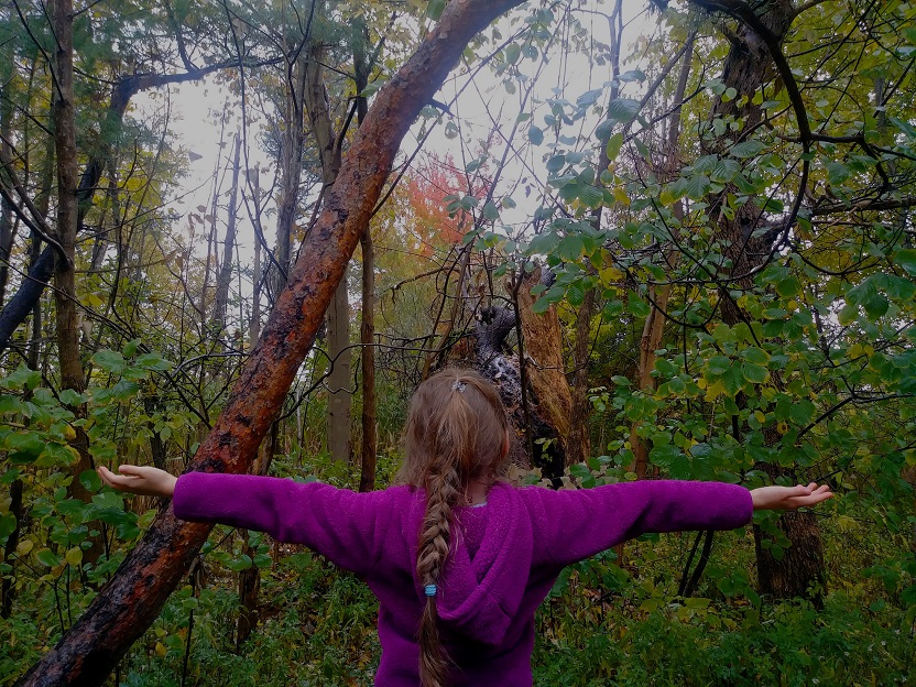 Creation-girl and forest2